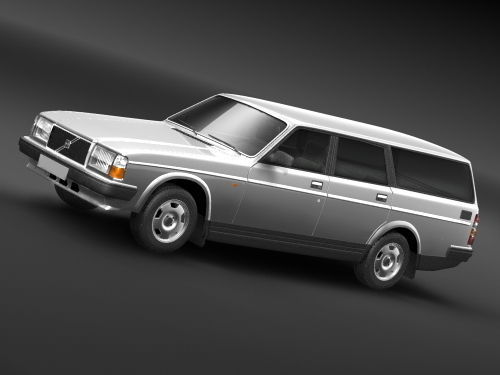 volvo 240 3D model_1