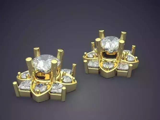 Brooches With A Lot Of Diamonds CAD 3712