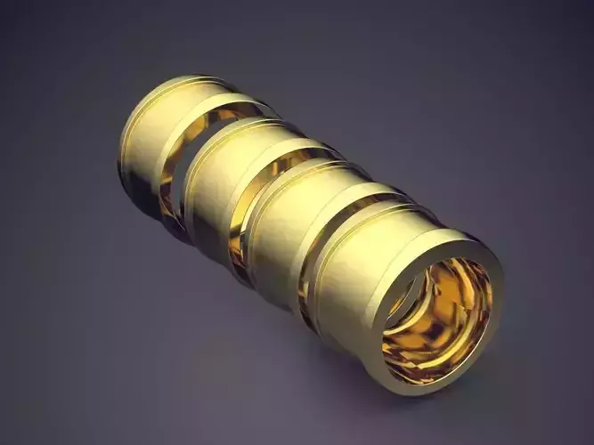 Jewelry Piece Shaped Like A Pipe CAD 3703 3D print model