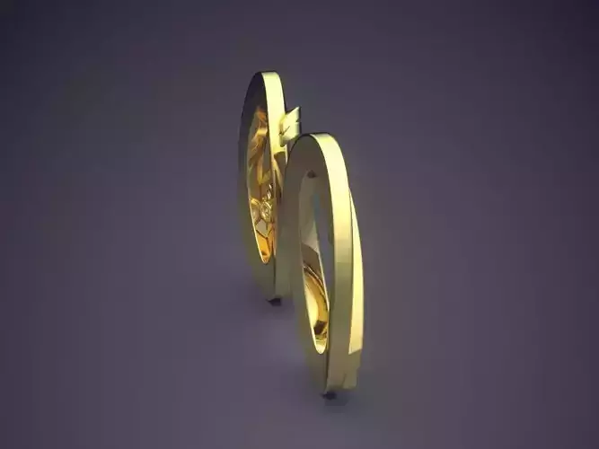 Simple Circle Brooches CAD 3702