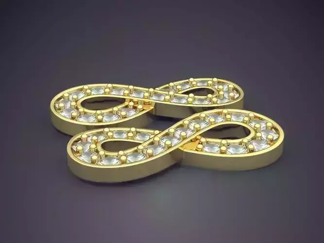 Infinity Shaped Brooches CAD 3699