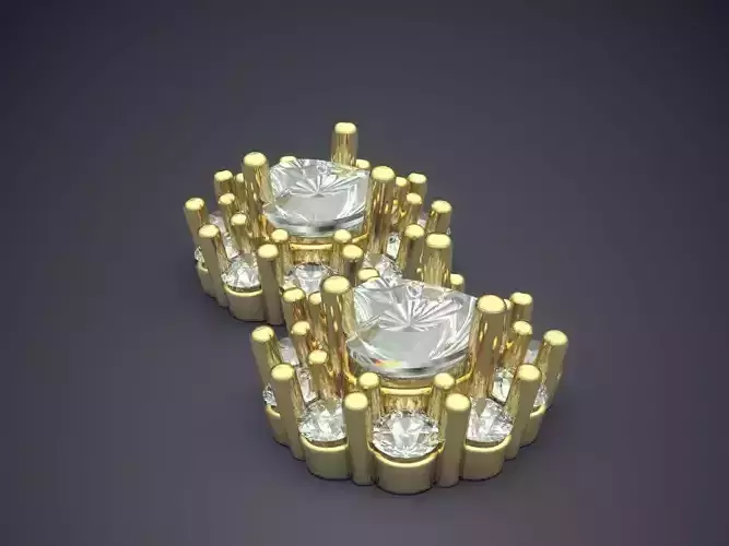 Heart Shaped Brooch With A Lot Of Diamonds CAD 3682