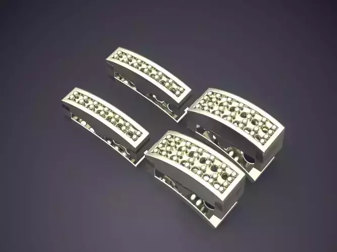 Square Jewelry Pieces With Ornaments CAD 3660