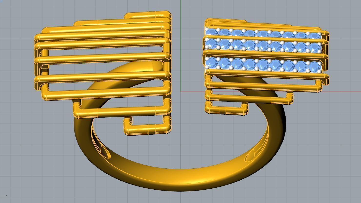 Deco Ring 3D print model_7