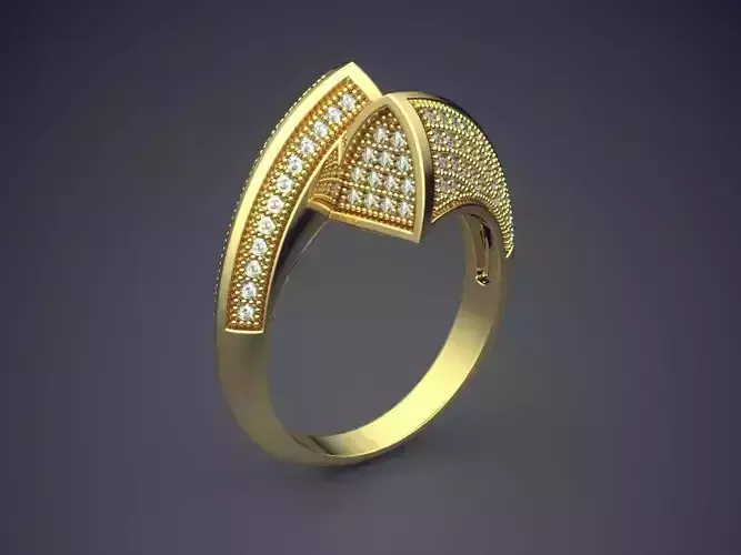 Ring With Very Unique Design CAD 3654