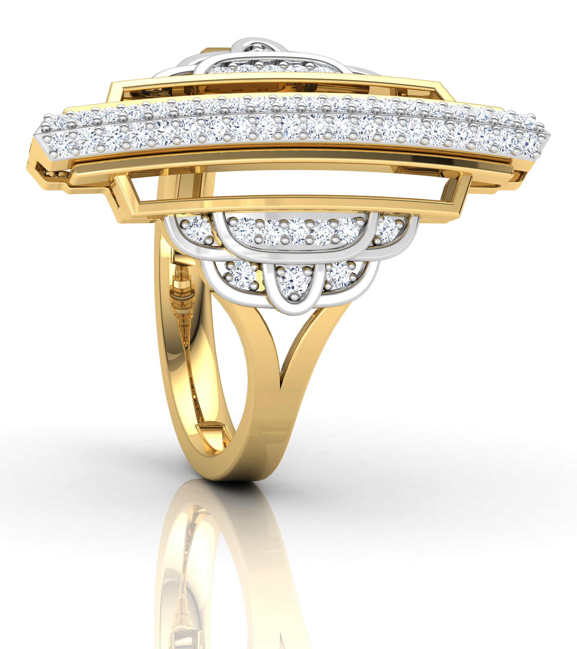 Empress Ring 3D print model_11