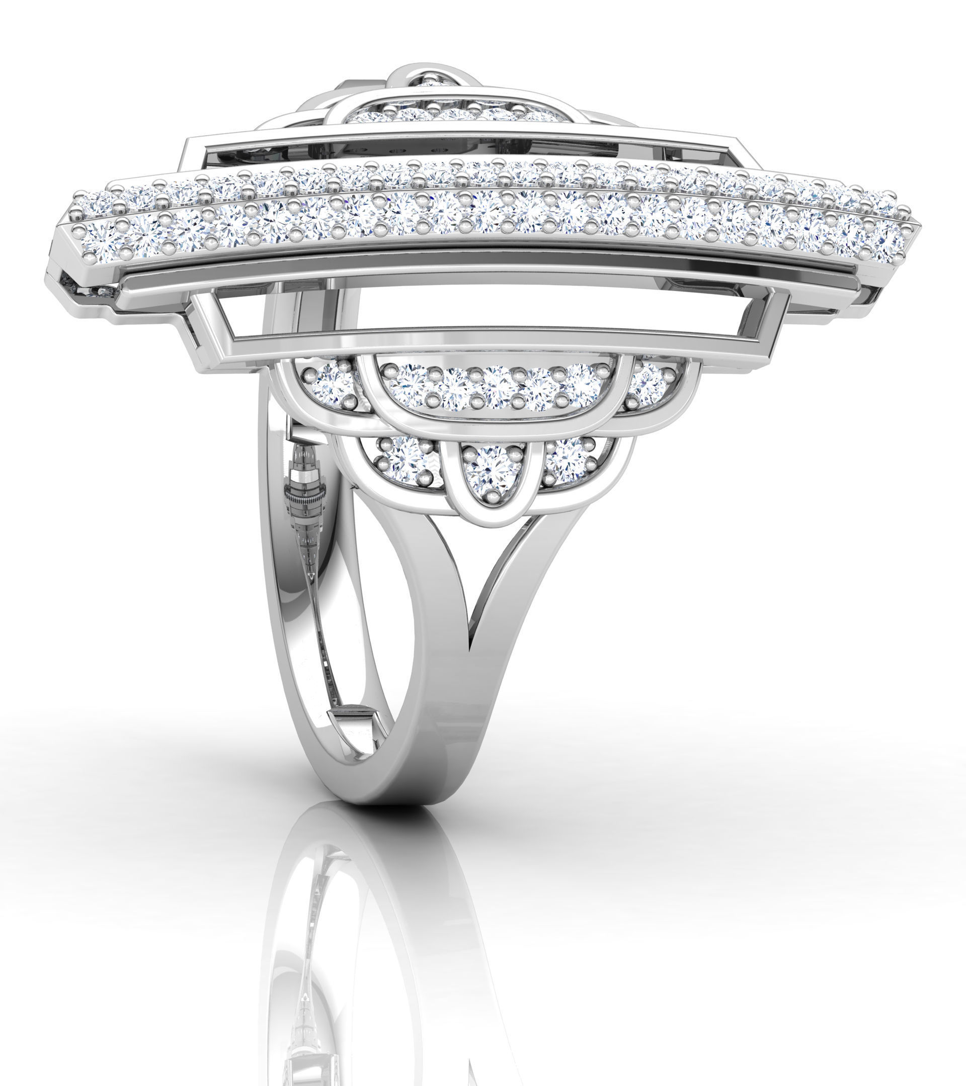 Empress Ring 3D print model_12