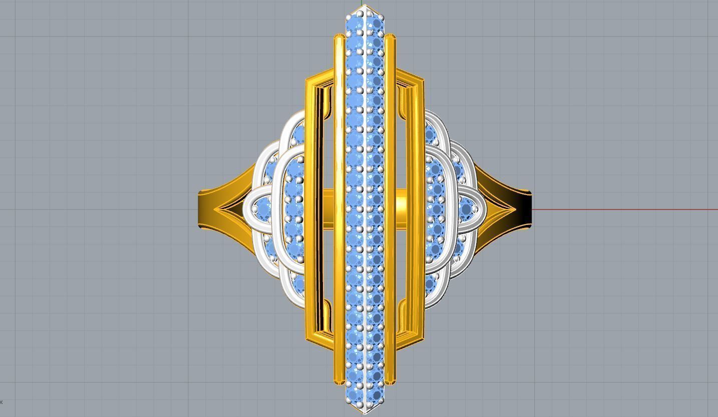 Empress Ring 3D print model_9