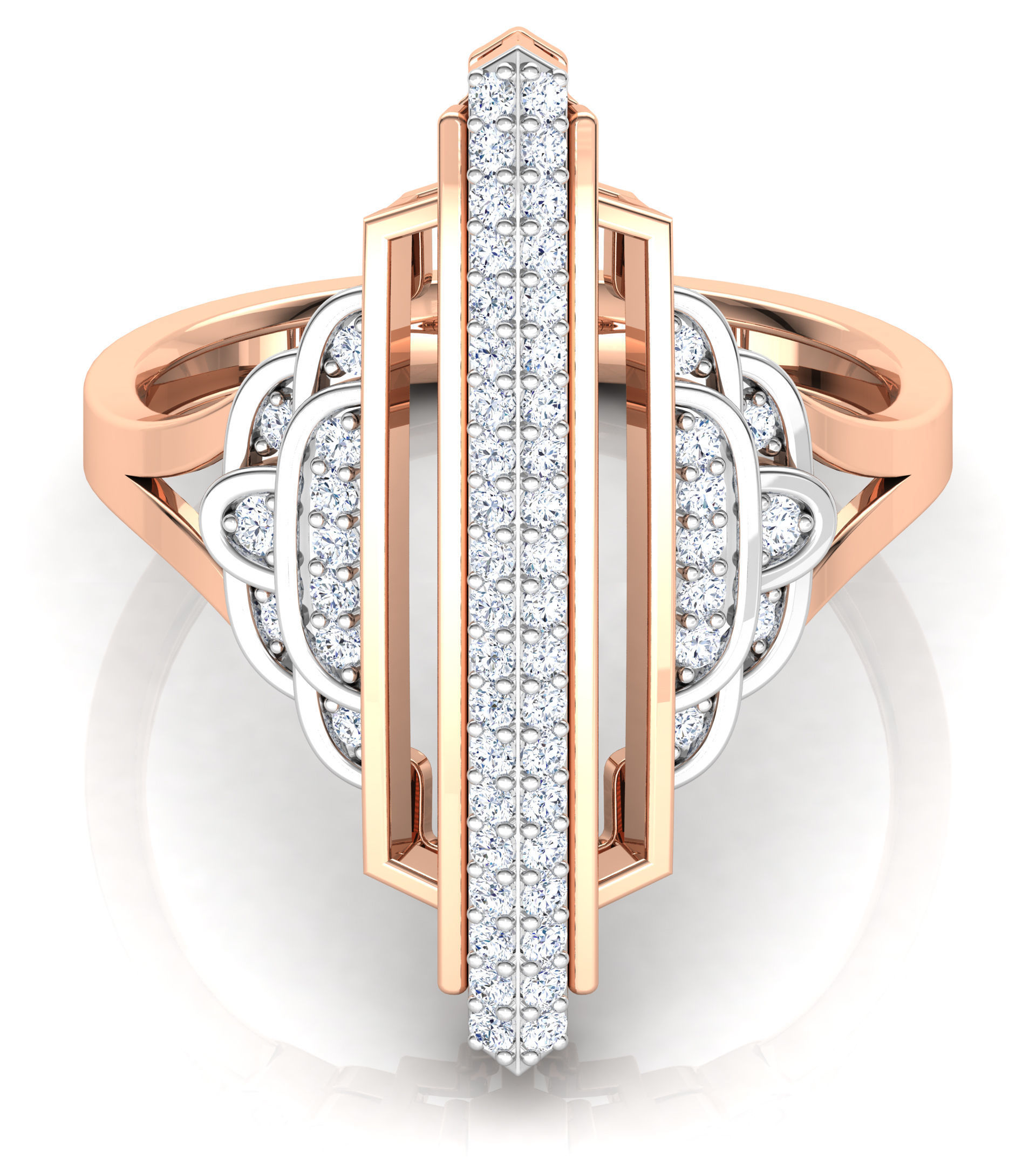 Empress Ring 3D print model_2