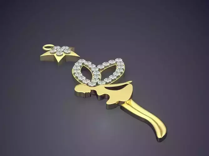 Fairy Pendant CAD 3577