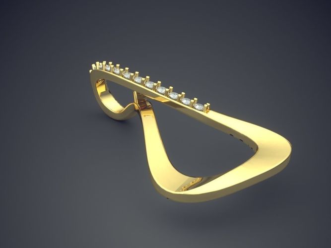 Earrings With Unique Design CAD 3566 3D print model