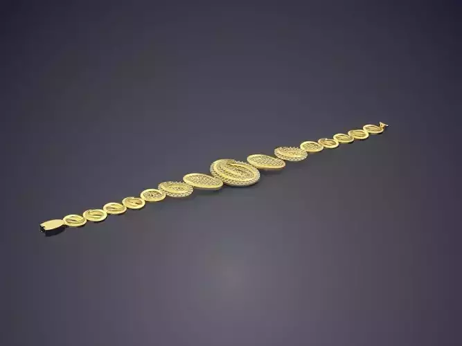 Bracelet With Circle Ornaments CAD 3572