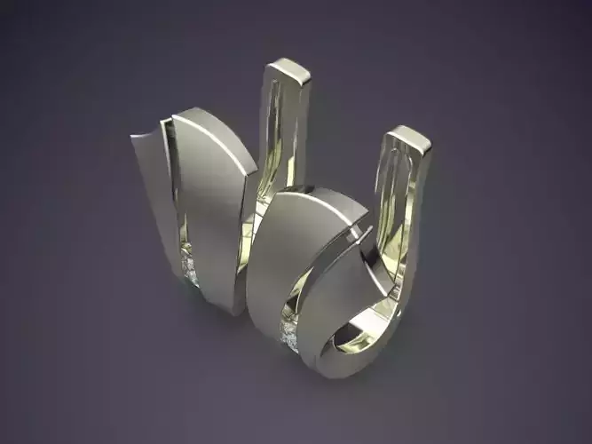 Unique Designed Brooch CAD 3560