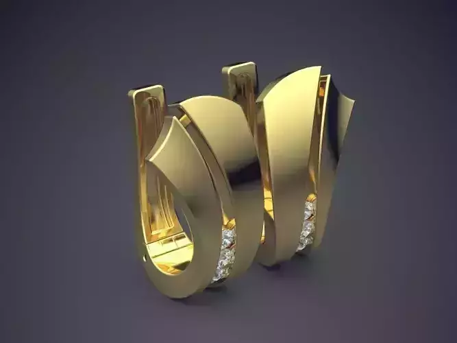 Unique Designed Brooch CAD 3560