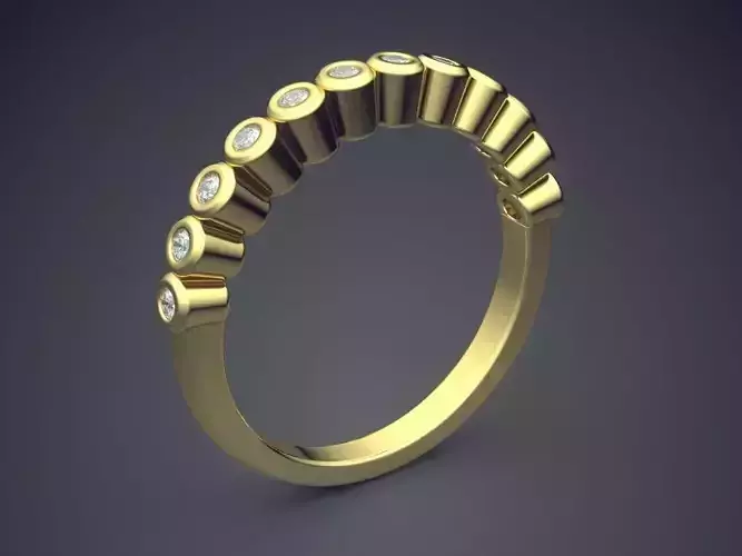 Ring With Interesting Ornament CAD 3559 3D print model