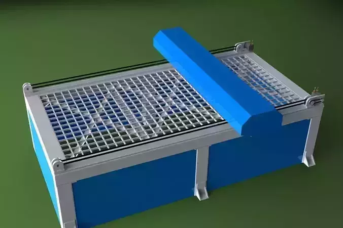 Laser machine Free 3D model