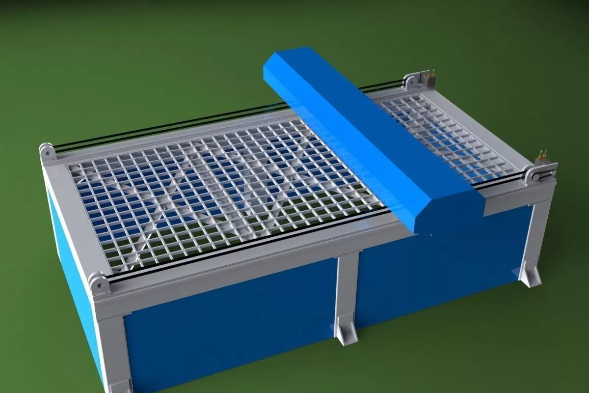 Laser machine Free 3D model