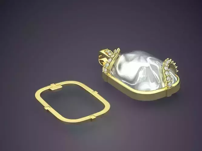 Pendant With Diamonds CAD-3518