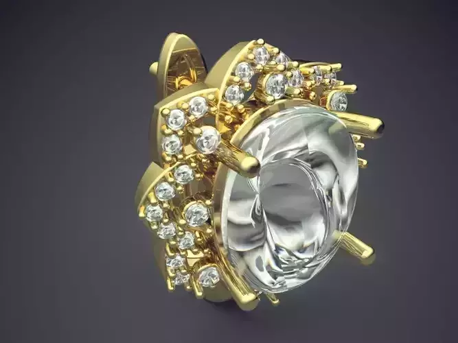 Pendant With Diamonds CAD-3479