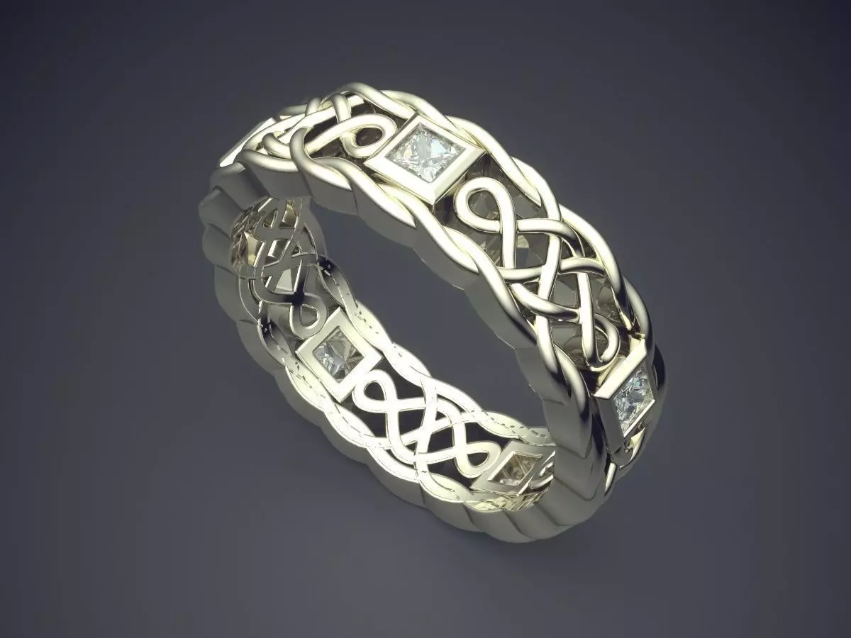 Ring CAD-3452 3D print model_1