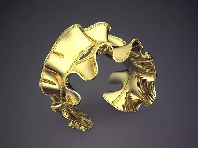 Unique Ring CAD-3454 3D print model
