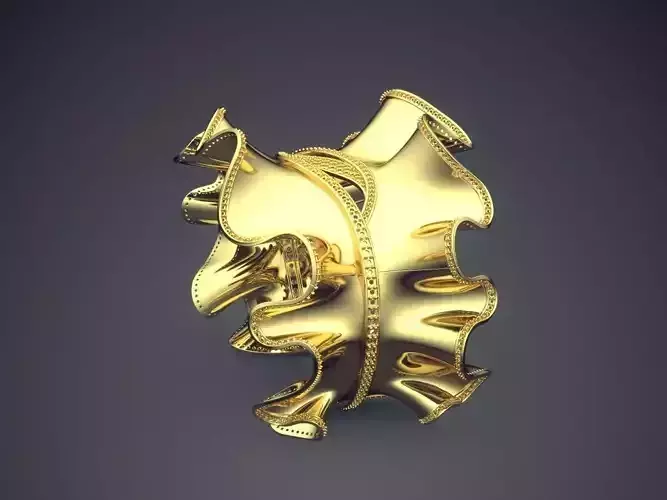 Unique Ring CAD-3454