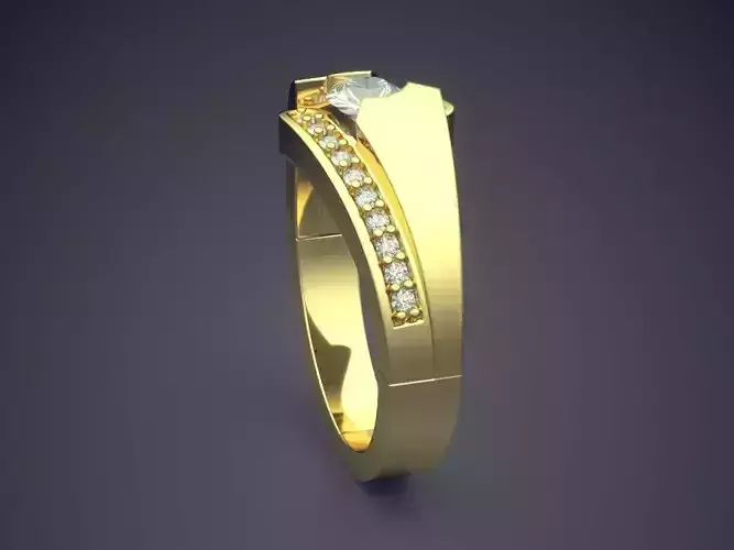 Ring With Diamonds CAD-3425