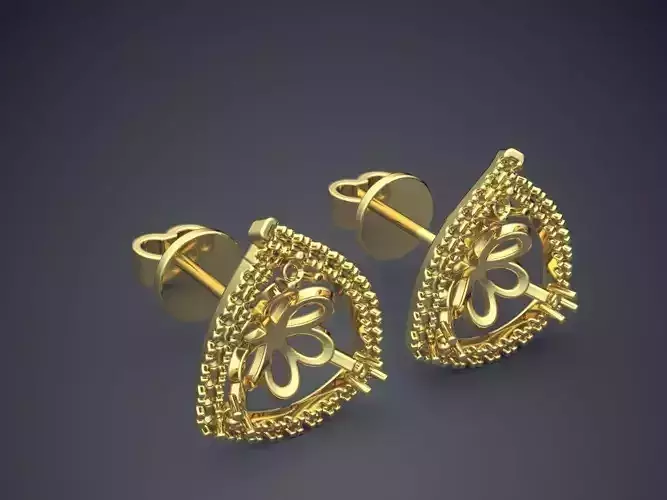 Earrings CAD-3387