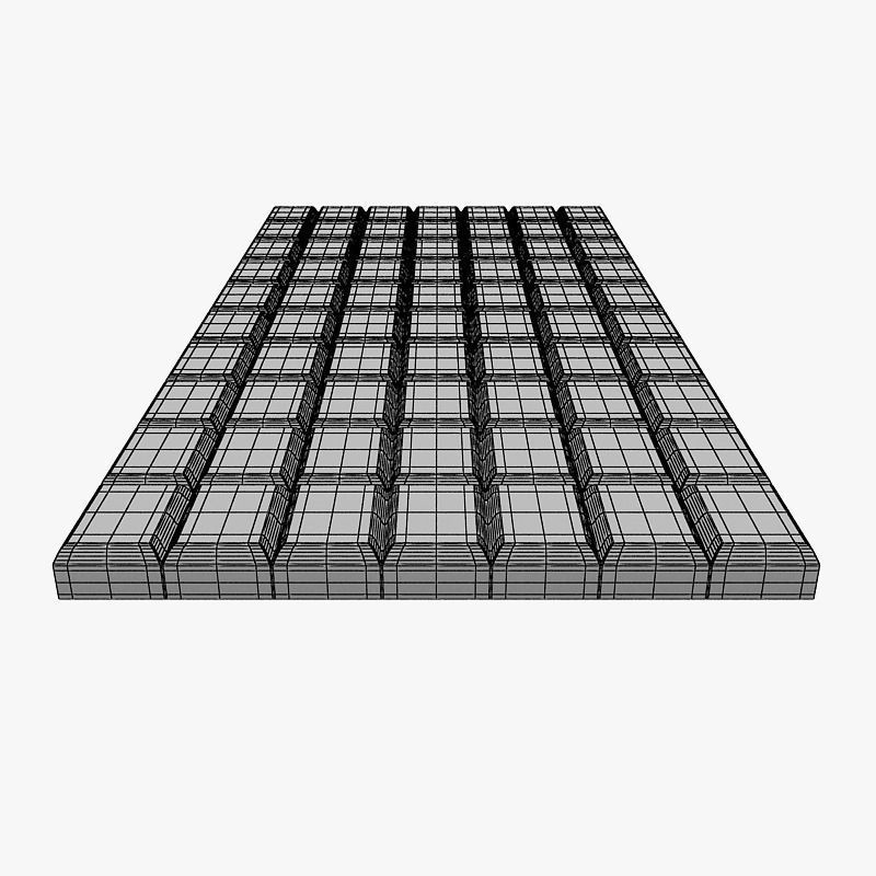 Chokolate plate 3D model_7