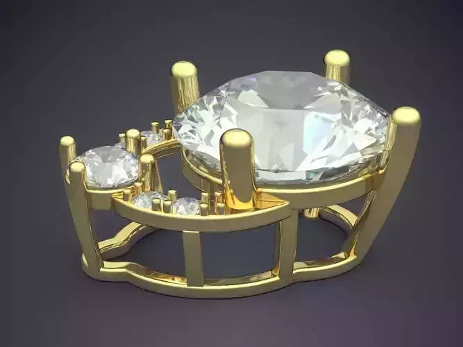 Pendant With Diamonds CAD-3360