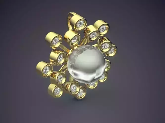 Pendant With Pearl CAD-3342