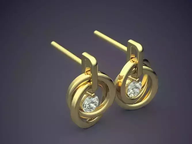 Earrings CAD-3331