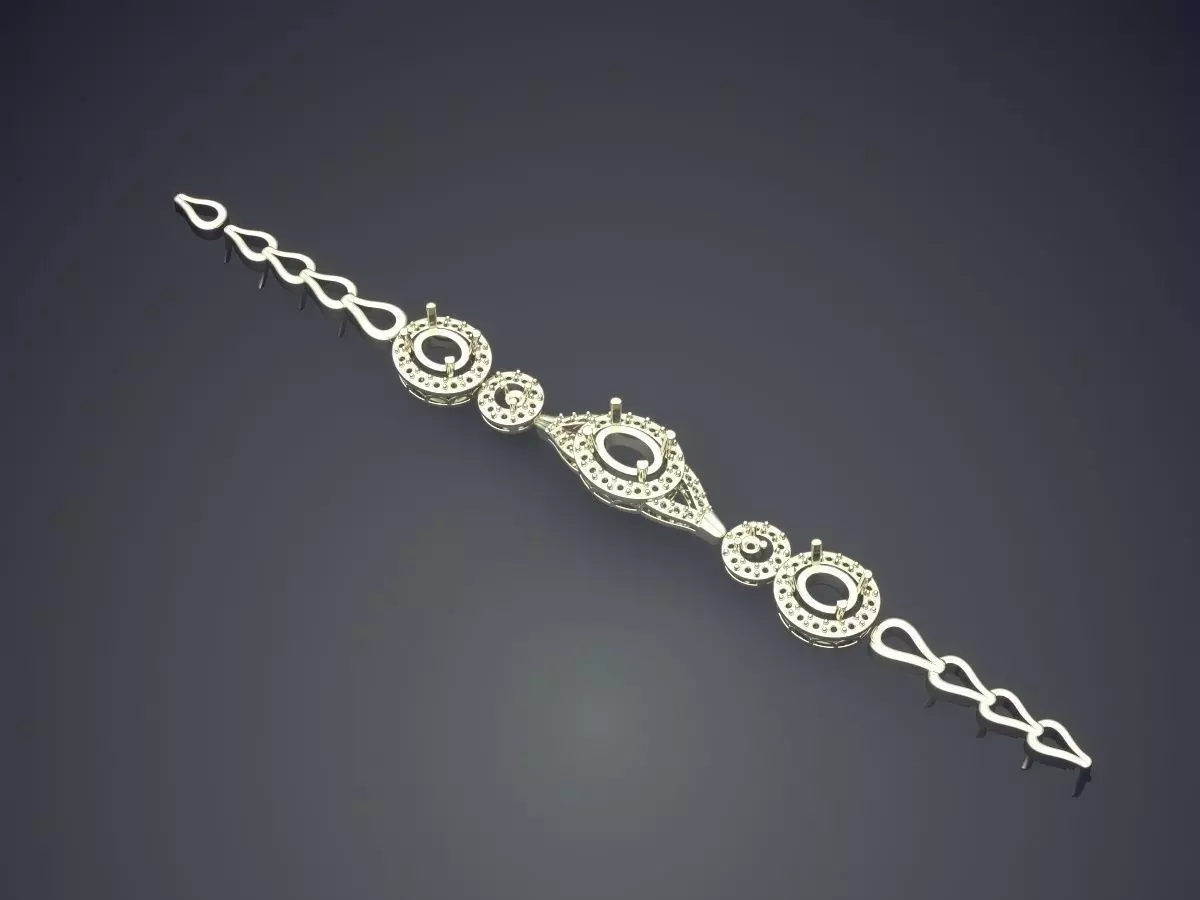 Bracelet CAD-3332 3D print model_1