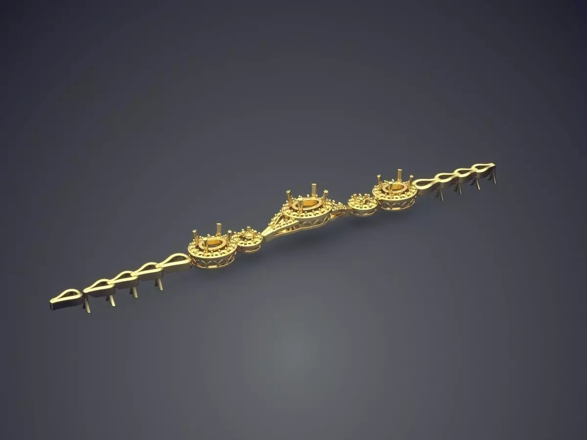 Bracelet CAD-3332 3D print model_0