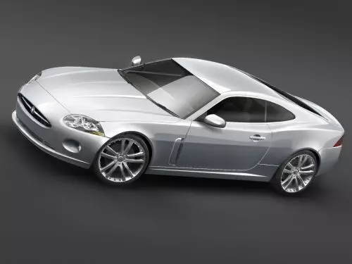 Jaguar xk 2007 3D model_0