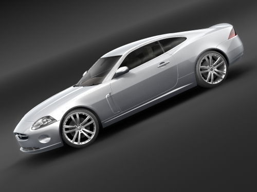 Jaguar xk 2007 3D model_1