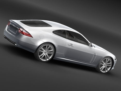 Jaguar xk 2007 3D model_2