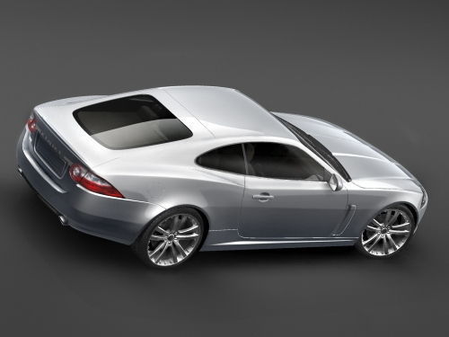 Jaguar xk 2007 3D model_3