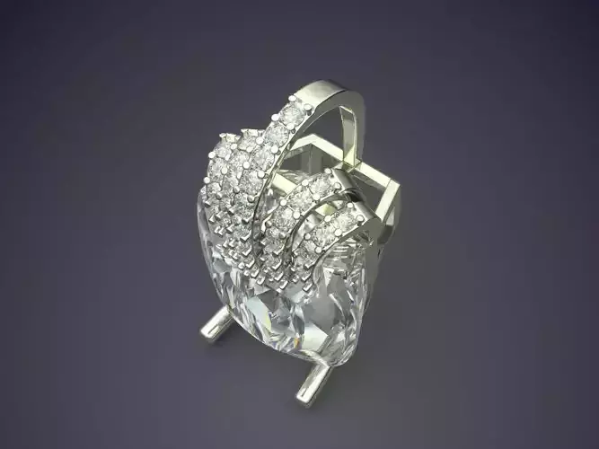 Pendant With Diamonds CAD-3305