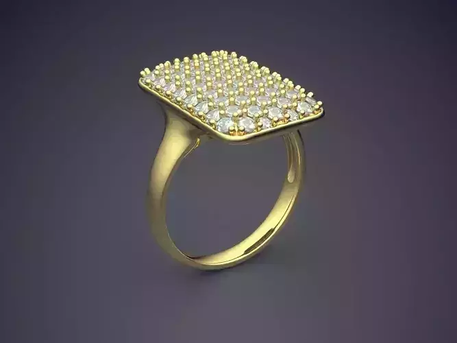 Ring With Diamonds CAD-3288