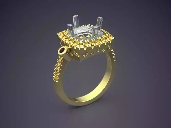 Ring With Diamond CAD-3265