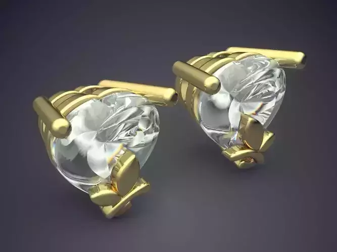 Earrings With Diamond CAD-3229
