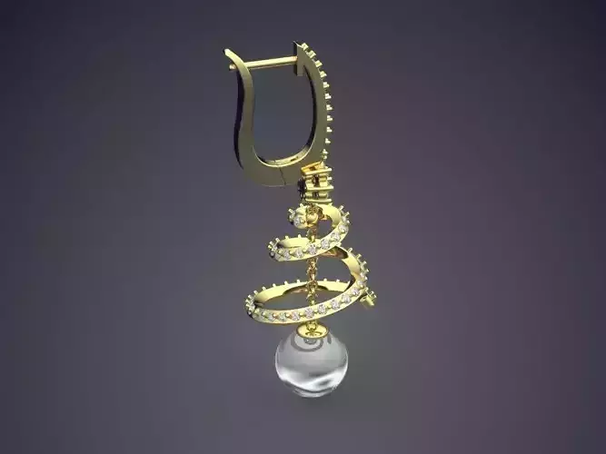 Pendant With Pearl CAD-3220