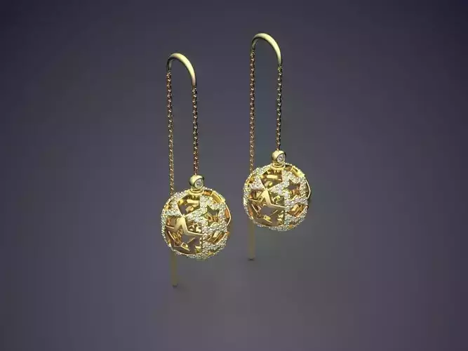 Earrings CAD-3185