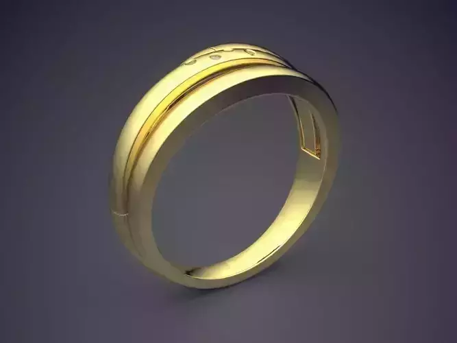 Engagement Ring CAD-3145 3D print model