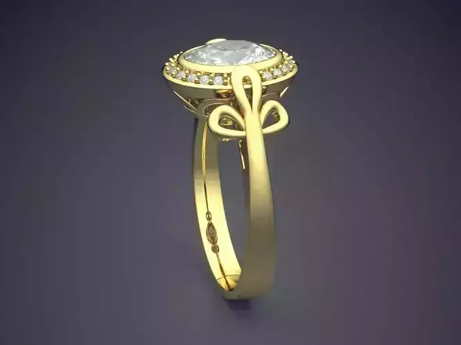 Ring With Diamonds CAD-3141