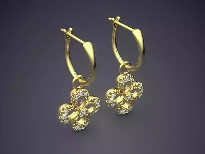 Earrings CAD-3118