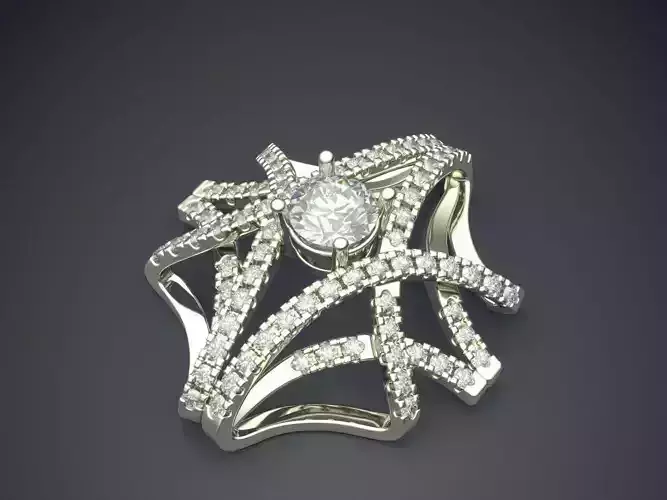 Pendant With Diamonds CAD-3116