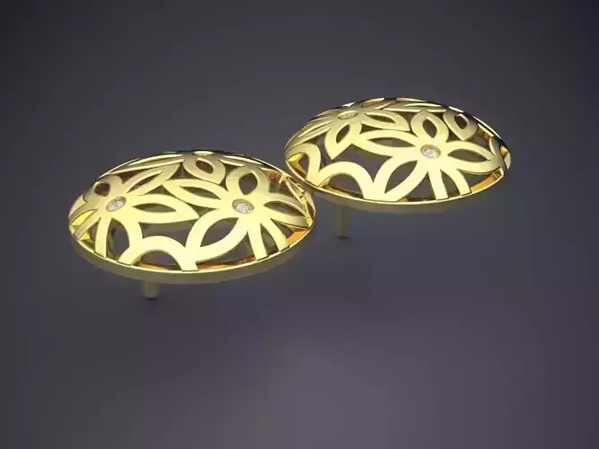 Earrings CAD-3107