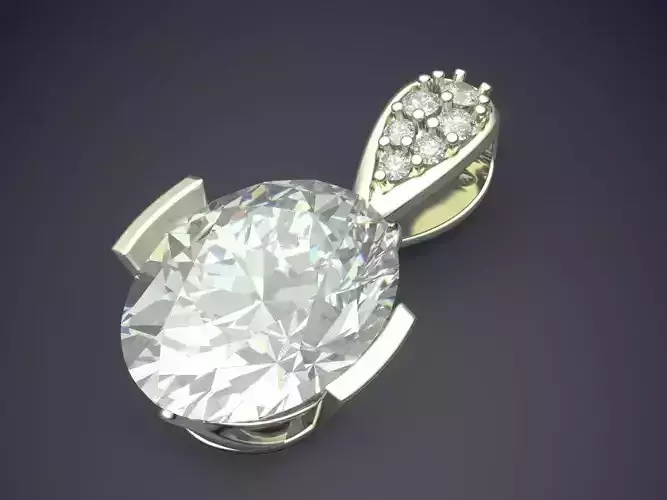 Pendant With Diamonds CAD-3103